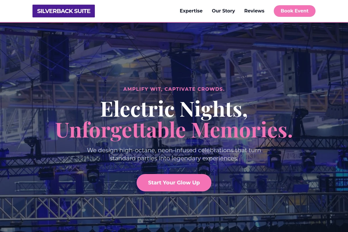 Neon Party Planner